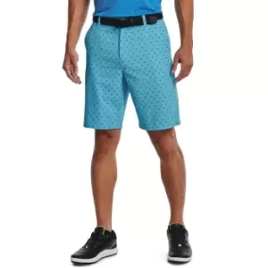 image of Under Armour Mens Drive Printed Short Fresco Blue Shorts 30