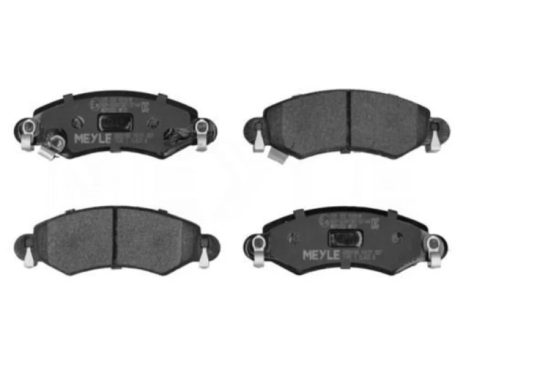 Image of MEYLE 025 232 5316/W Brake pad set Front Axle, with acoustic wear warning, Original Quality, with anti-squeak plate Brake Pad Set,disc brake (402)