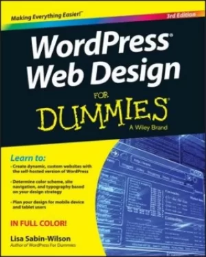 Image of WordPress web design for dummies by Lisa Sabin-Wilson