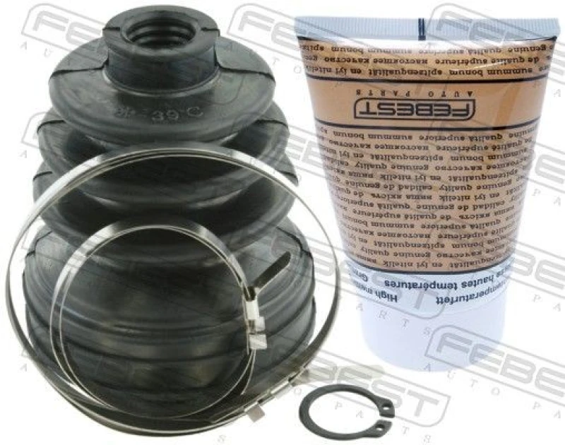 Image of FEBEST 0515-DY3WT CV Boot transmission sided, NBR (nitrile butadiene rubber) NBR (nitrile butadiene rubber) Bellow,drive shaft (194)