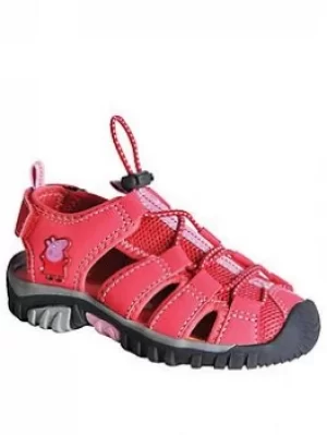 Image of Regatta Girls Peppa Pig Sandal, Pink, Size 10