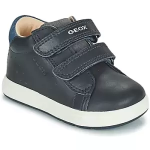 Image of Geox BIGLIA boys's Childrens Shoes Trainers in Blue - Sizes 2 toddler,3 toddler,4 toddler,4.5 toddler,5.5 toddler,7.5 toddler,8.5 toddler