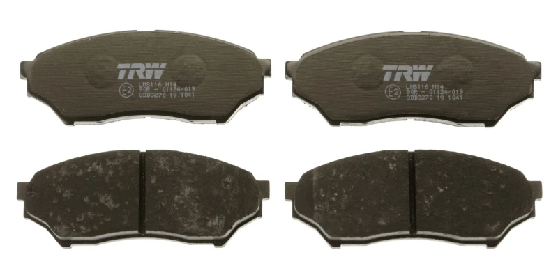 Image of TRW GDB3270 Brake pad set with acoustic wear warning, with accessories Brake Pad Set,disc brake (402)