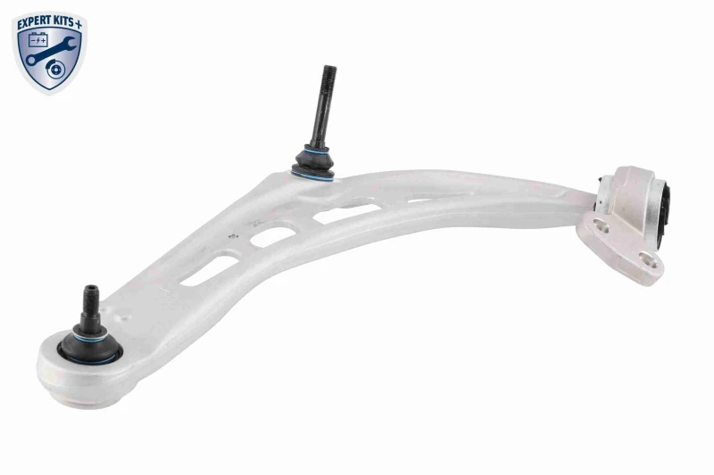 Image of VAICO V20-0571 Suspension arm Control Arm, Aluminium, EXPERT KITS +, Lower Front Axle, Suspension: for vehicles without sports suspension, with holder