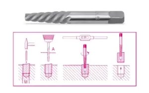 image of Beta Tools 1430 Broken Screw Stud Tapered Extractor M11-M14 014300014