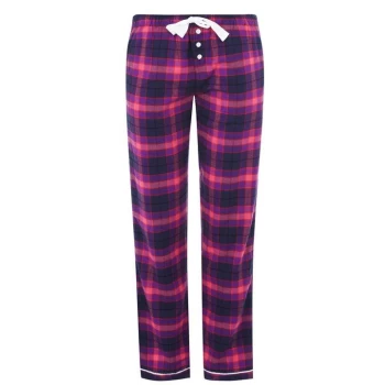 image of Jack Wills Miles Tartan Pyjama Joggers - Purple Check