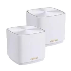 Image of ASUS ZenWiFi XD4 Plus AX1800 2 Pack White Dual Band (2.4 GHz / 5 GHz) WiFi 6 (802.11ax) Internal