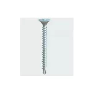 image of 00042PSDD Self Drill Drywall Screw PH2 BZP 3.5 x 42mm Box of 1000 - Timco