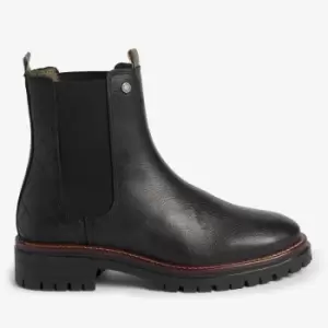 image of Barbour Womens Evie Leather Chelsea Boots - UK 4