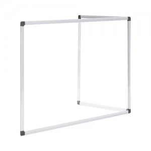 Image of Bi-Office Duo Glass Board 900mm 1200x900 Alu Frm