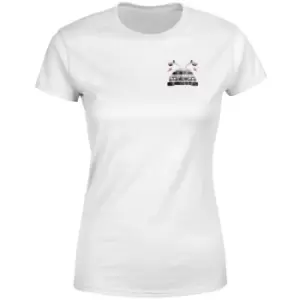 Image of Back To The Future No Concept Of Time Womens T-Shirt - White - L