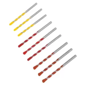 image of CK Tools T3113 Masonry Colour Drill Bit Set of 9