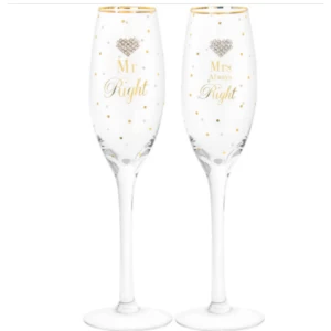 Image of Mad Dots Mr & Mrs Right Flutes By Lesser & Pavey