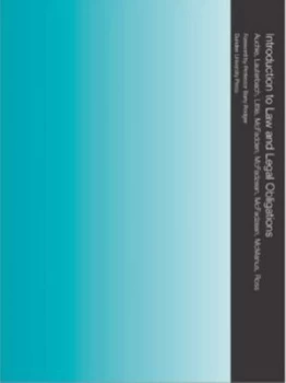 Image of Introduction to Law and Legal Obligations by Dale Mcfadzean Paperback