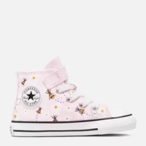 Converse Toddlers Chuck Taylor All Star 1V Trainers - Pink Foam/White/Black - UK 8 Toddler