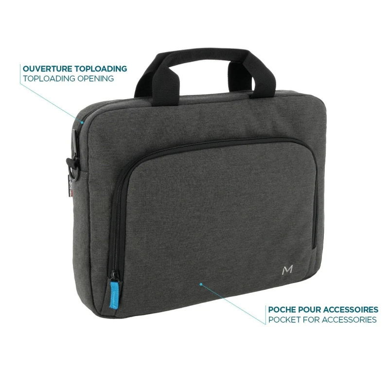 Image of Mobilis Mobilis The One Basic 40.6cm (16") Briefcase Grey 003079