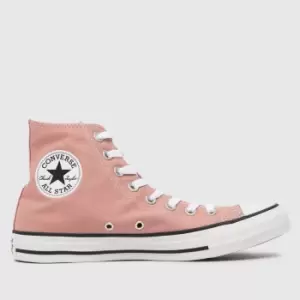 image of Converse Pink Ctas Hi Trainers