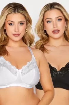 image of 2 PACK Non-Wired Soft Cup Bras