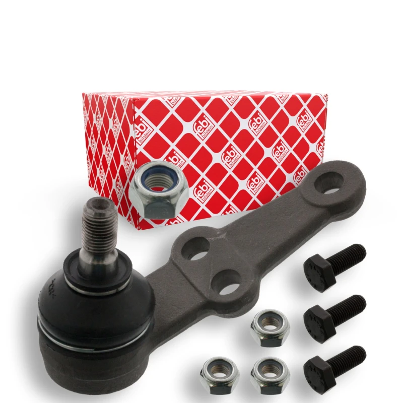 Image of FEBI BILSTEIN 42613 Ball joint Front Axle Right, with bolts/screws Support-/Steering Link (2462)