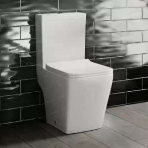 image of Close Coupled Toilet with Soft Close Seat - Voss