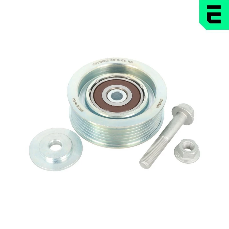 Image of Deflection / guide pulley, V-ribbed belt OPTIMAL 0-N2499