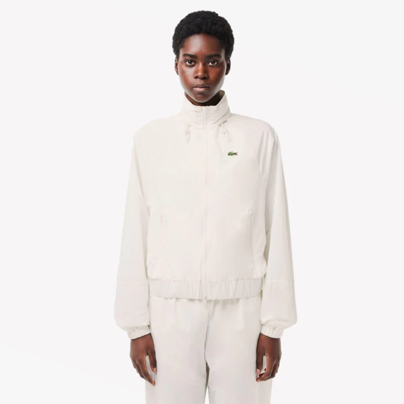 Image of Lacoste Womens Waterproof Adjustable Rain Anorak Flour female 6 (34)