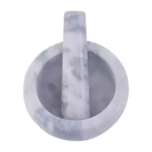 image of Interiors by PH Marble Mortar And Pestle - Grey