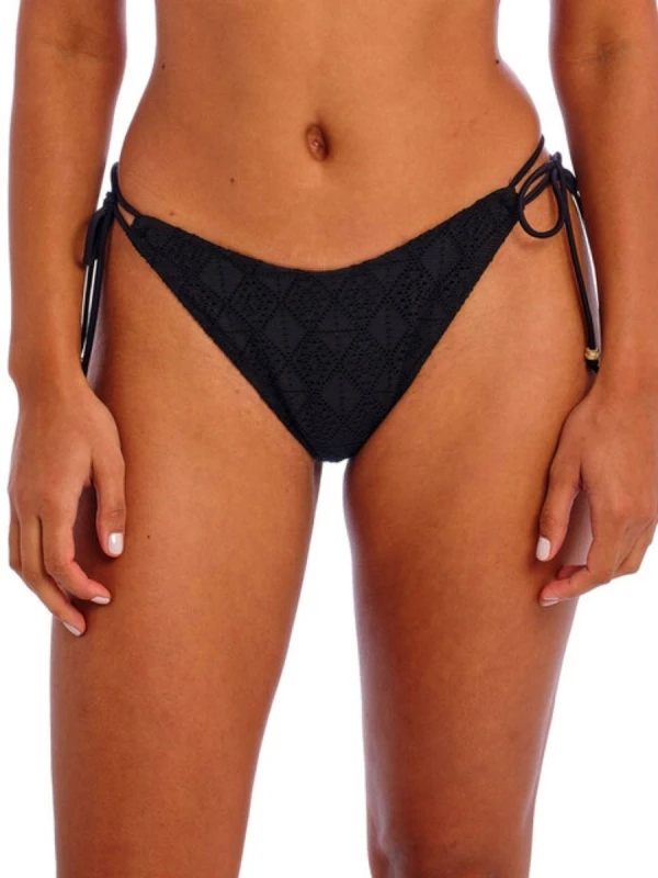 Image of Freya Womens Nomad Nights Tieside Bikini Brief in Black Size: 14 Black Female 14