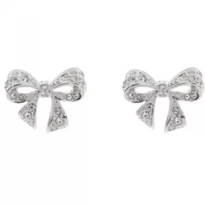 image of Ted Baker Ladies Pepe Pave Crystal Bow Earring