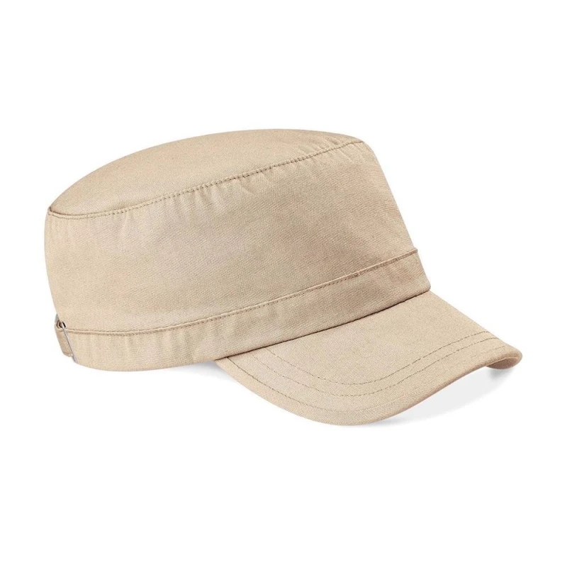 Image of Beechfield Beechfield Army Cap Headwear Pack of 2 in Light Beige Light Beige One Size Unisex 5059269087920