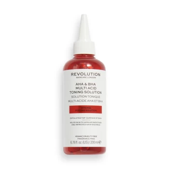 Image of Revolution Skincare AHA & BHA Multi Acid Toning Solution
