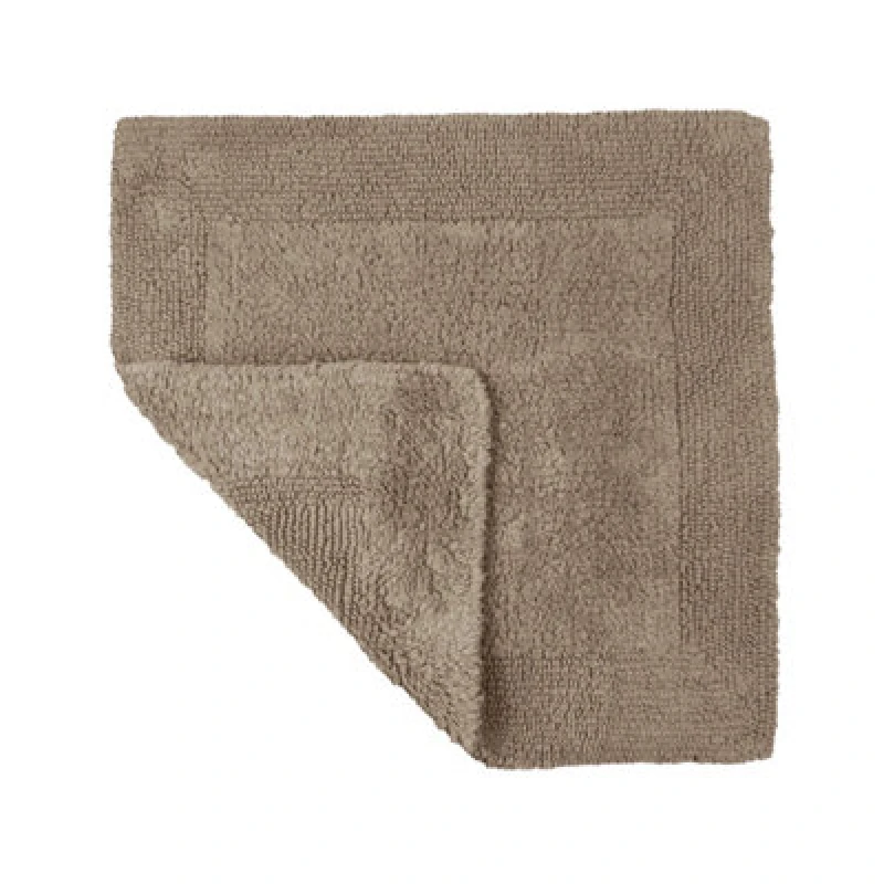 Image of Allure Bath Fashions Elegance Reversible Heavyweight Shower Mat - Mocha