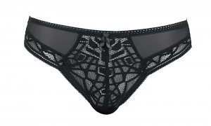 image of Freya Soiree lace brazilian brief Black