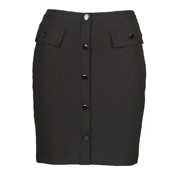 image of Guess ILARIA MINI SKIRT womens Skirt in Black - Sizes S,XS