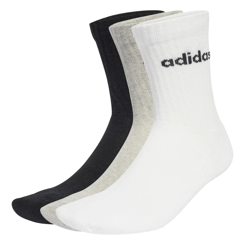 Image of Adidas Football Socks adidas Cushioned (x6) Gris Unisex 40/42