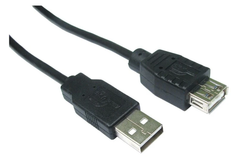 Image of Cables Direct Cables Direct CDL-023 USB cable USB 2.0 3m USB A Black CDL-023