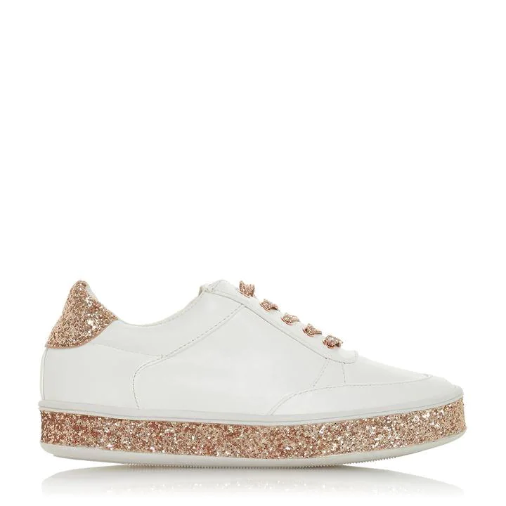 Head Over Heels by Dune White 'Elaiine' Casual Trainers - 5