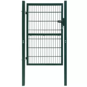 image of Vidaxl 2D Fence Gate (single) Green 106 X 170 cm