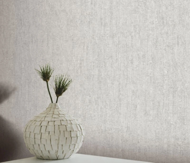 Image of Erismann Wallpaper Shadow Veil Light Grey