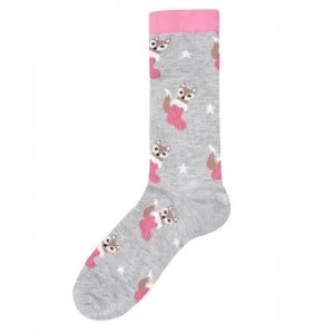 image of Totes Bauble Socks - Grey Fox