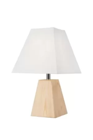 image of Table Lamp With Shade Natural, 1x E14