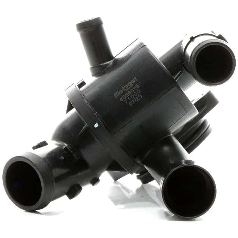 Image of METZGER 4006055 Engine thermostat Opening Temperature: 92°C, with gasket/seal, with housing Plastic Thermostat,coolant (316)