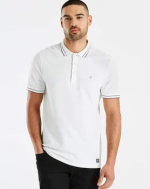 image of Farah Honeycomb Tipped Polo