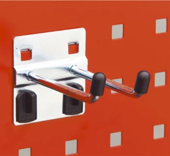 Image of Sealey TTS21 Double Prong Hook 6 x 50mm Angled End Pack of 5