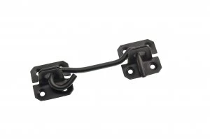 image of Wickes Cabin Hook - Black 102mm