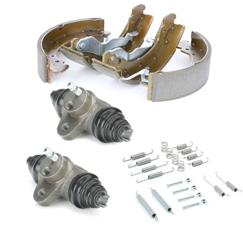 Image of RIDEX 3859B0080 Brake Set, drum brakes Rear Axle, with accessories Brake Set,drum brakes (3859)