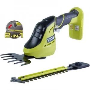 image of Ryobi OGS1822 Rechargeable battery Lawn shears, Bush trimmer w/o battery 18 V Li-ion