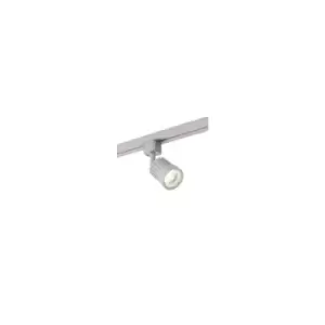 Image of Saxby Pacto - 1 Light Track Integrated LED Head Light Only Silver, Prismatic