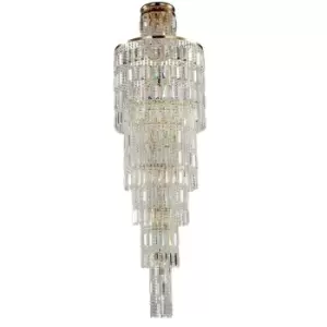 image of Niagara Grand Chandelier Gold & Crystal, 16 Light, E14