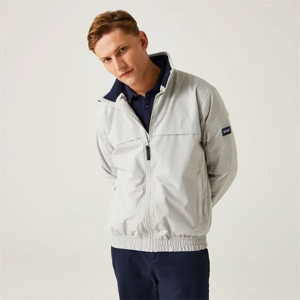 Image of Regatta ShoreBay Jkt II Waterproof Shell - Silver Grey Linear Stripe XL